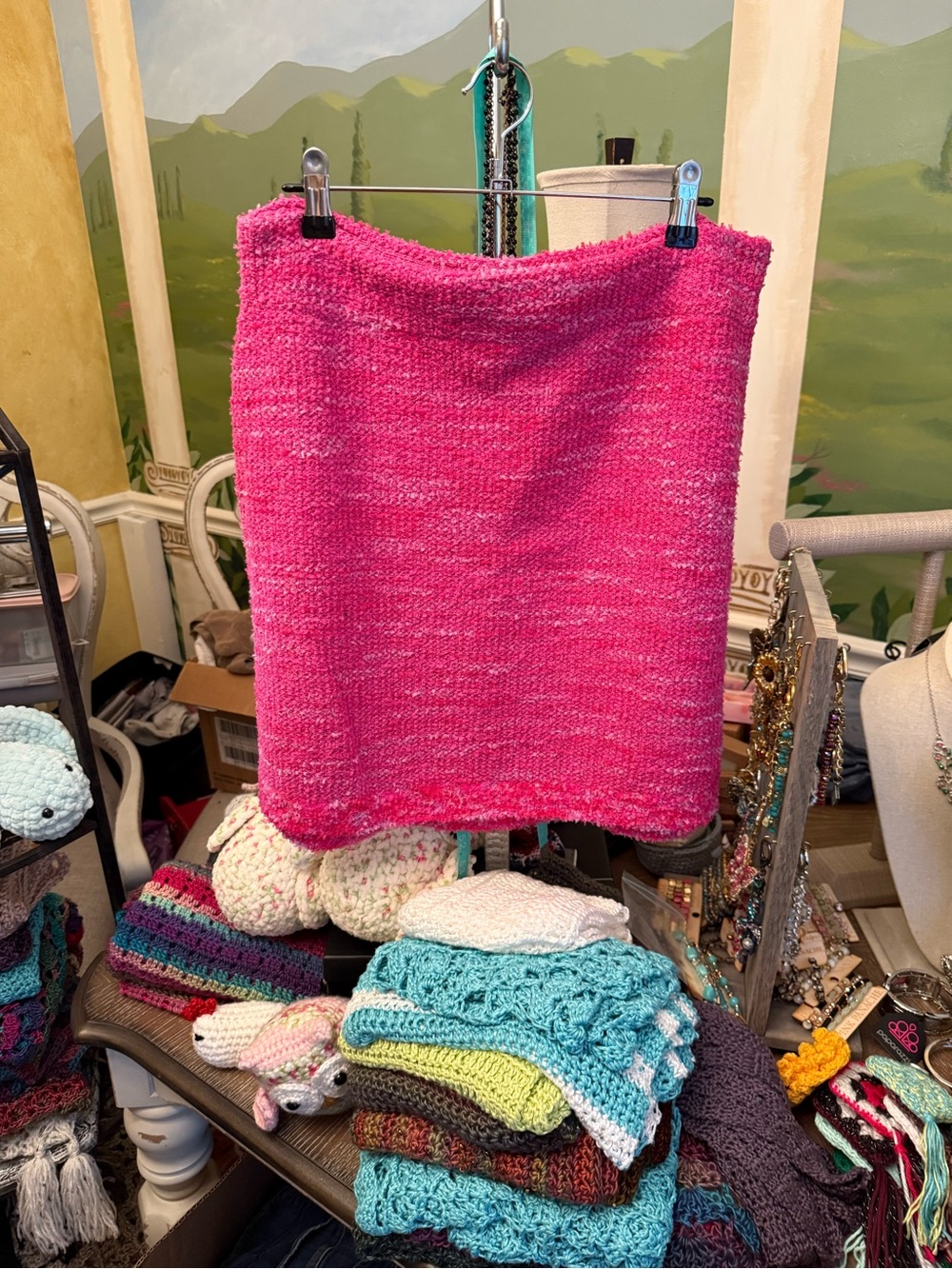 kate spade Hot Pink Knit Mini Skirt